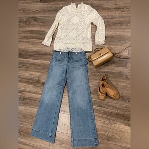 J. Crew Light Blue Flare Jeans